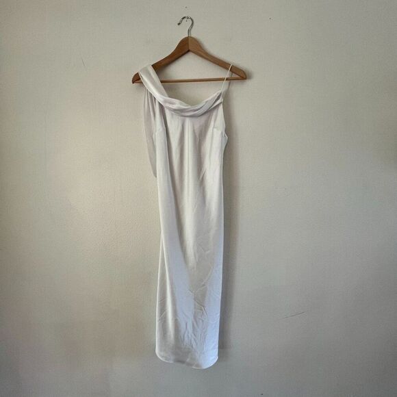 Fame and Partners Custom Draped Front Slip Dress - Picture 1 of 13